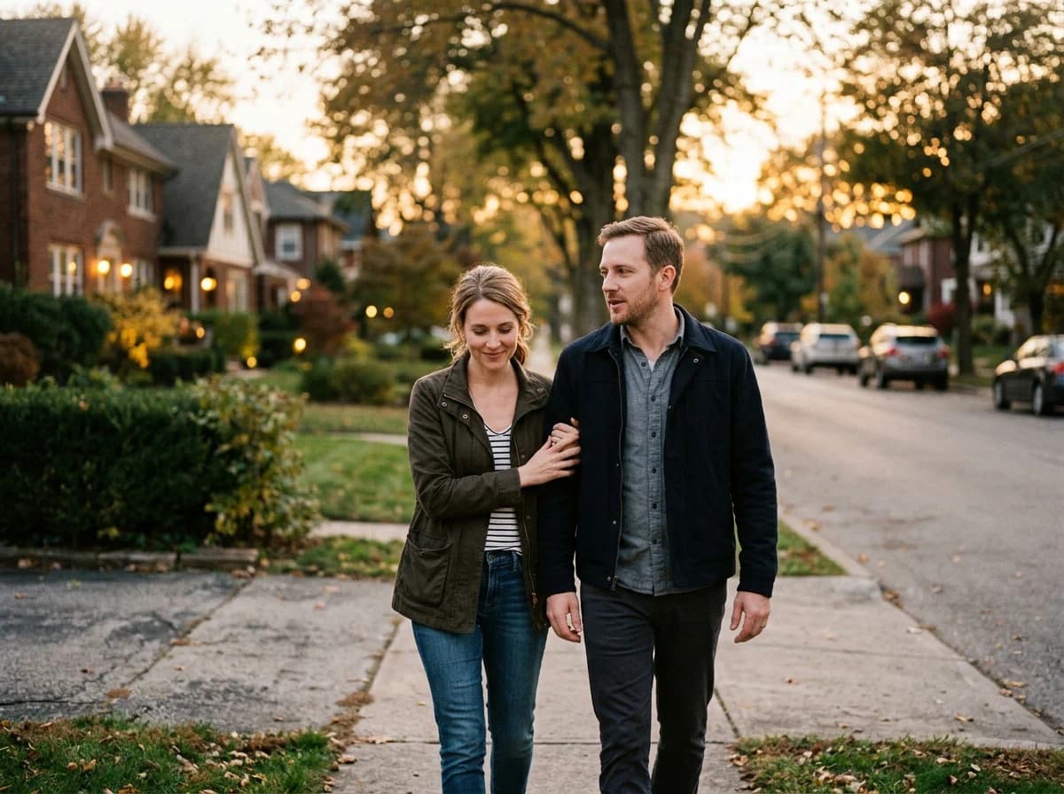 Couple feeling steady after aligning caregiving responsibilities before marriage